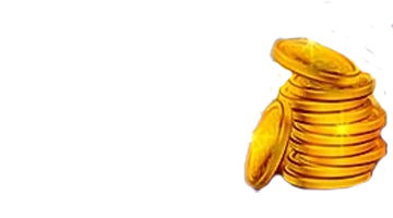 Изображение стопки золотых монет, представляющее бонус кэшбэка в Интернет-казино Виваро.